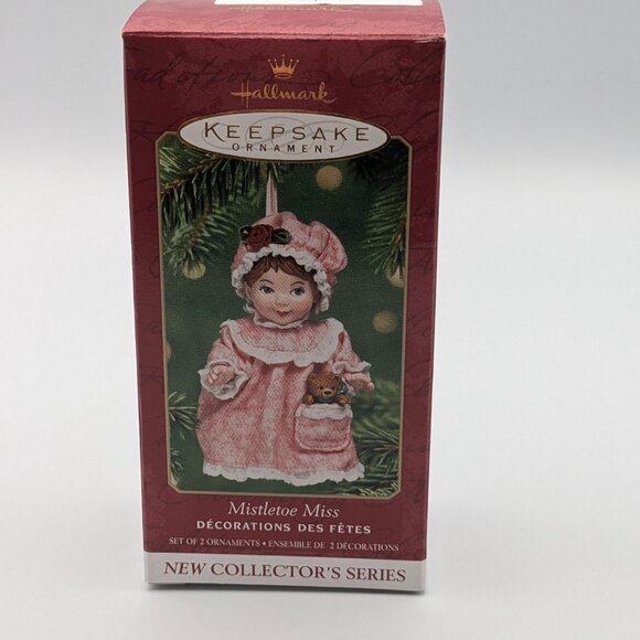 Hallmark Keepsake Mistletoe Miss 2001, 1st in Mistletoe Miss Series, Porcelain - Picture 7 of 10